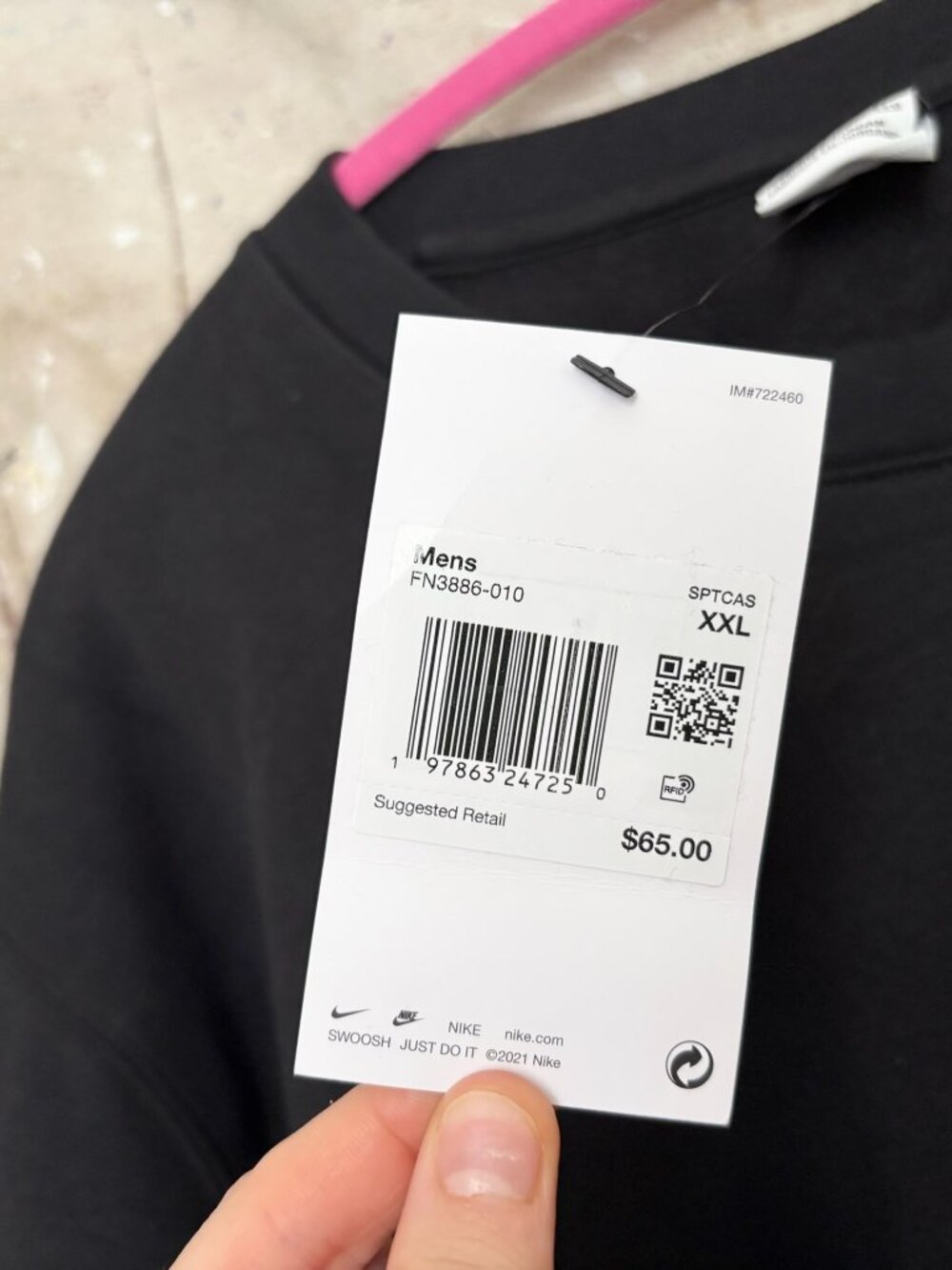 Nike Club Fleece Crew - Picture 3 of 5